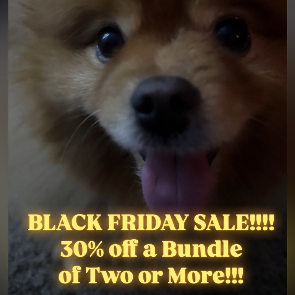 Black Friday Sale!!!!

30% off a bundle of two or more items :)